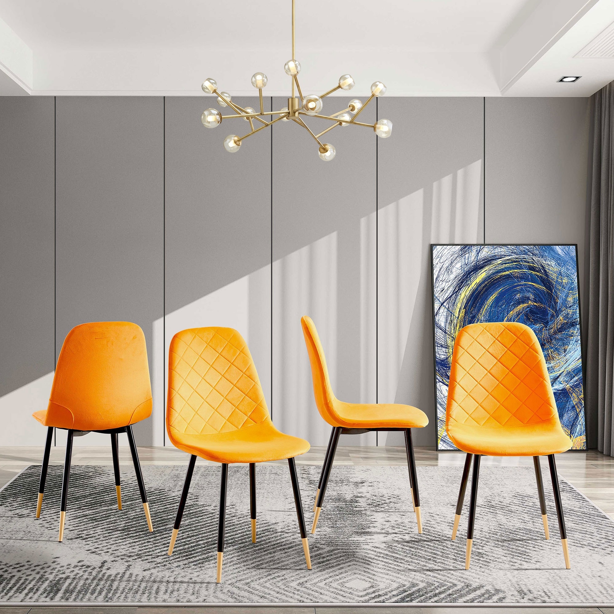 High back dining hotsell chairs set of 4