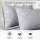 preview thumbnail 15 of 49, Superior Enzy Medium Weight Floral Matelasse Bedspread and Sham Set