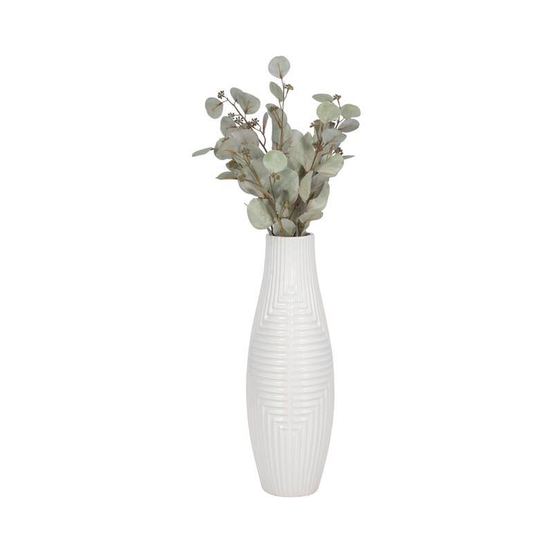 Sagebrook Home Tribal Modern Ceramic Vase