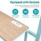 preview thumbnail 4 of 11, Full Loft Bed with Teens Desk,4 Cabinets,Staircase and USB