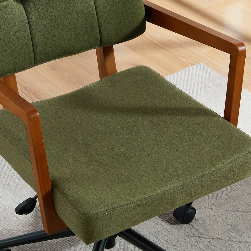 Art Leon Swivel Accent Home Office Chair with Adjustable Height