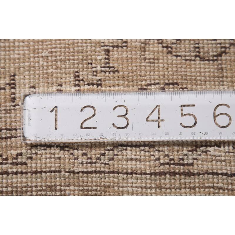 Gray Tabriz Persian Vintage Area Rug Hand-Knotted Wool Carpet - 9'10"x 12'0"