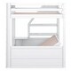 preview thumbnail 35 of 34, Full Size Pine Wood Bunk Bed with Storage Staircase, Multifunctional Convertible Daybed with 3 Drawers & Full-length Guardrail