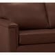 preview thumbnail 25 of 32, Malibu L-shaped Top-grain Leather Sectional Sofa - 122.5 x 85 x 36.5 x 35