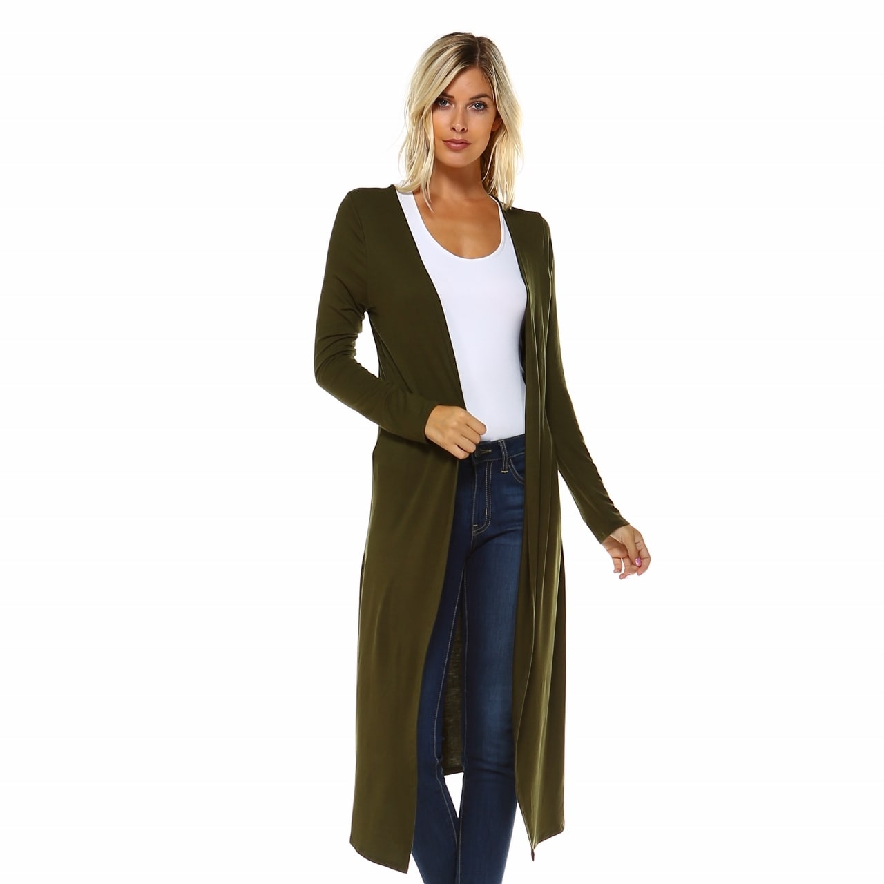 extra long duster cardigan