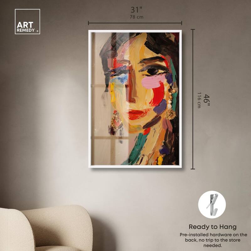 Colorful Expression II Shadowbox by Art Remedy