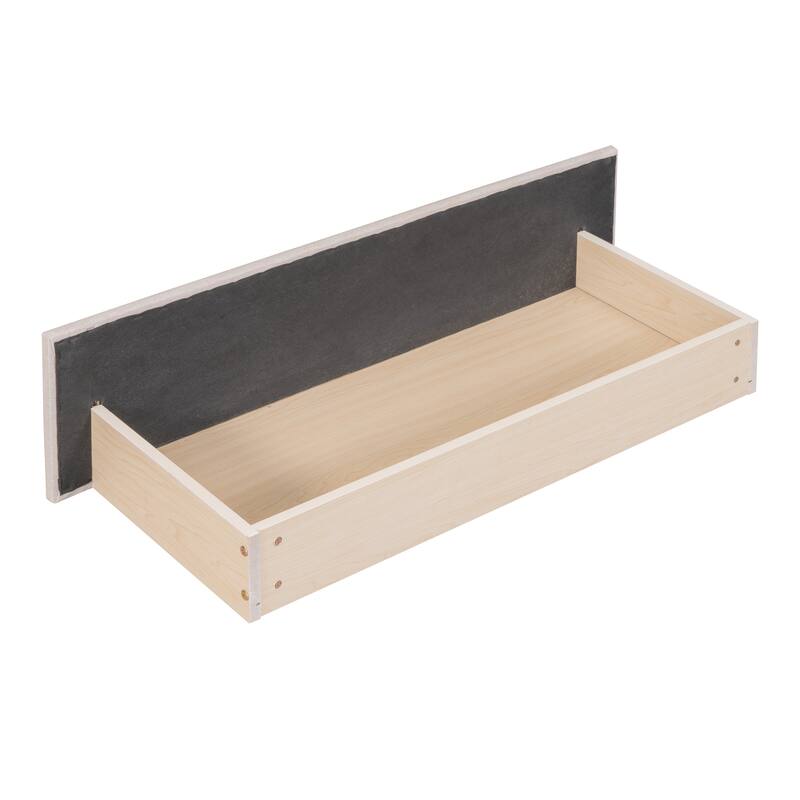 Upholstered Daybed Twin Size Sofa Bed with Storage, Linen Fabric, No Box Spring, Classic Design with Drawers, for Guest Rooms