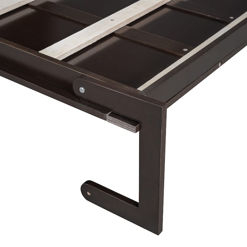 Queen Size Murphy Wall Bed with Foldable Cushion & Space-Saving Design