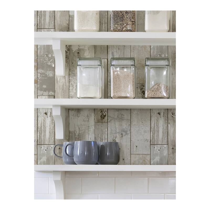 Driftwood Peel and Stick Wallpaper - 20.5 x 216