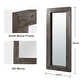 preview thumbnail 27 of 38, Rustic Wood Freestanding Full-length Floor Mirror