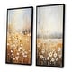 preview thumbnail 3 of 4, Designart "Meadow Of Dreams" Meadow Framed Art Set Of 2 - Traditional Wall Art Set beige Wall Decor 2 Pieces