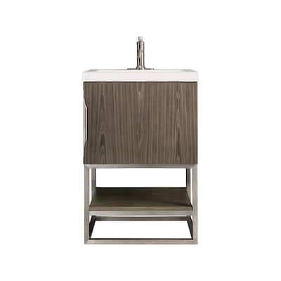 James Martin Vanities 883-V24-BN-WG Columbia 24" Free Standing Single