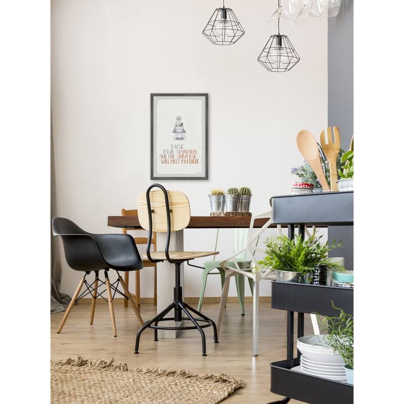 Raise Your Standards Framed Wall Art, Elegant Home Touch - Sophisticated Artwork for Refined Décor