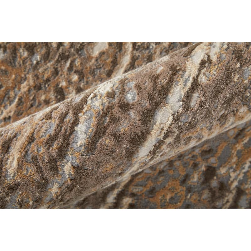 Grand Bazaar Frida Machine Made Abstract Transitional Area Rug