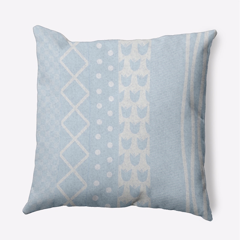 20 x 20 inch Pattern Stripe Outdoor Pillow
