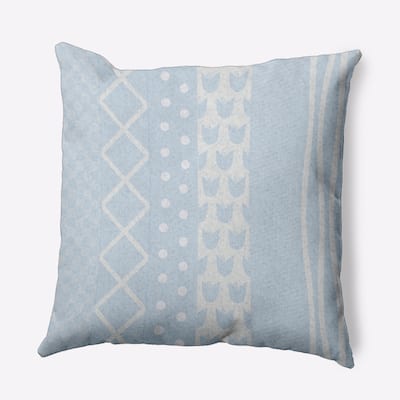 20 x 20 inch Pattern Stripe Outdoor Pillow