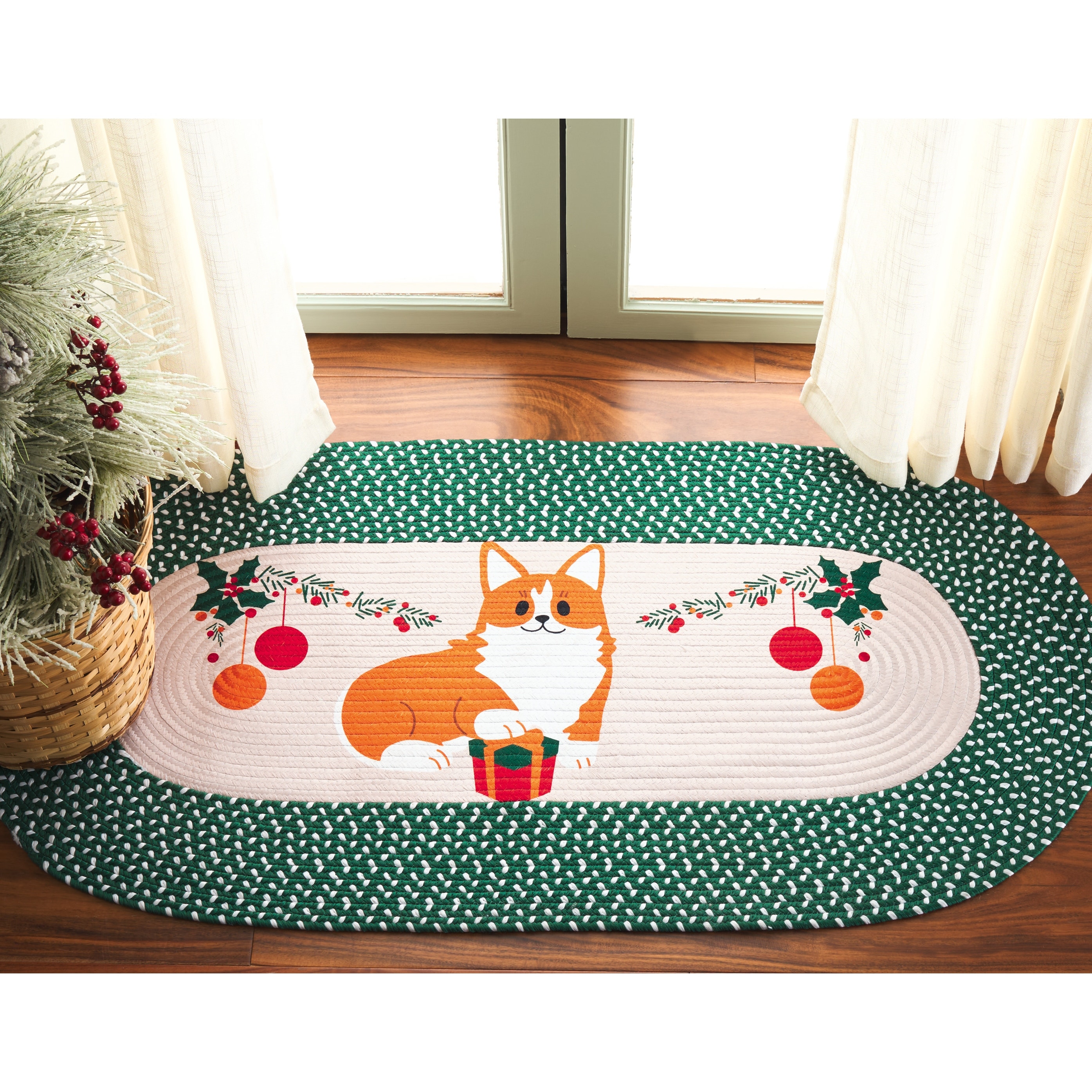 SAFAVIEH Handmade Braided Posters Sawa Machine Washable Rug