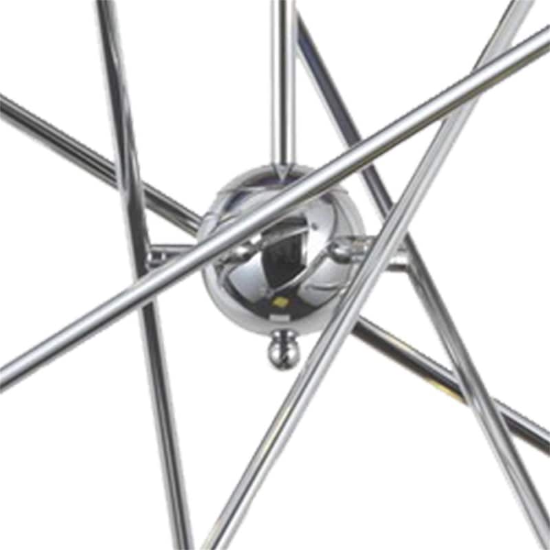 6-Light Mid-Century Sputnik Chandelier