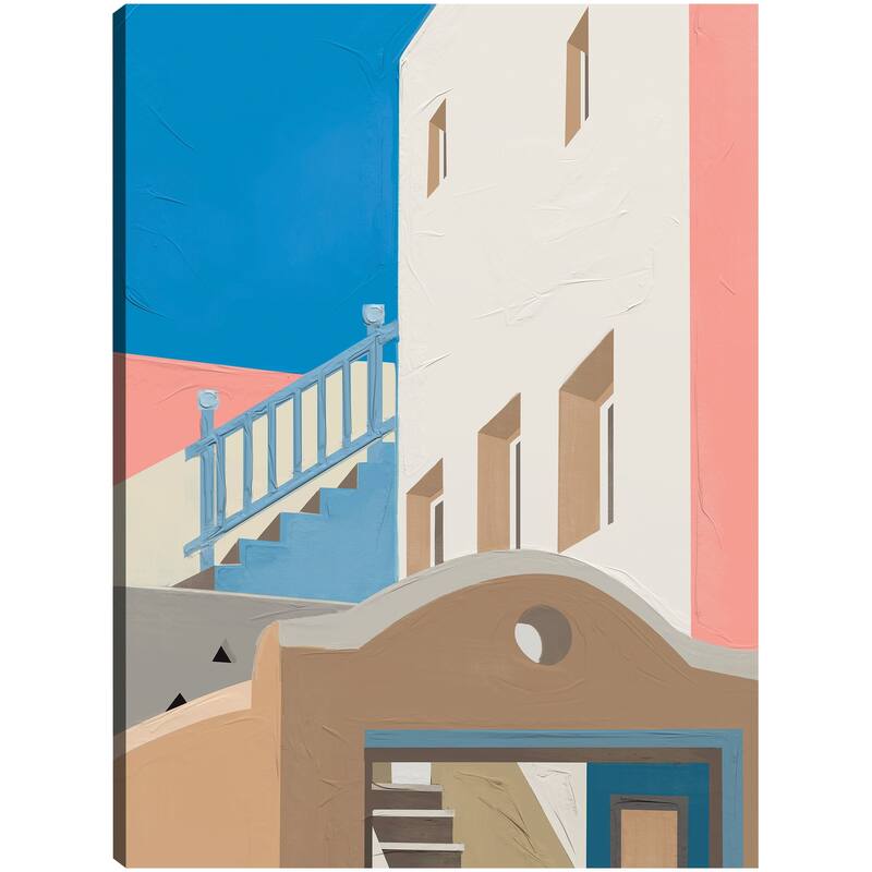 Santorini IV By Aviva Miles Canvas Art Print