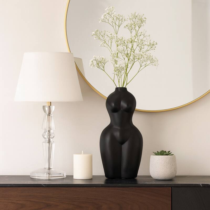Contemporary Torso Vase - Sculptural Body Form Vase for Home Decor