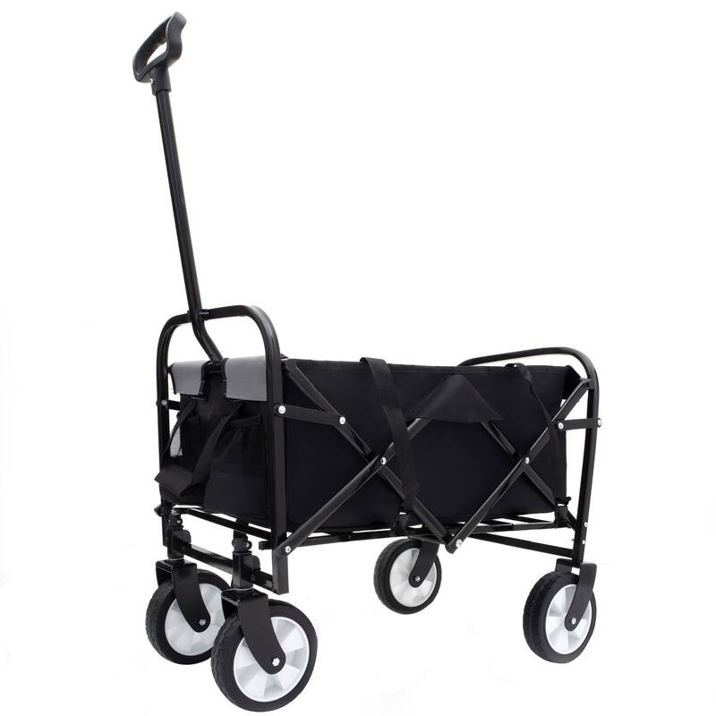 225 lb Collapsible Wagon Cart with Strapping System
