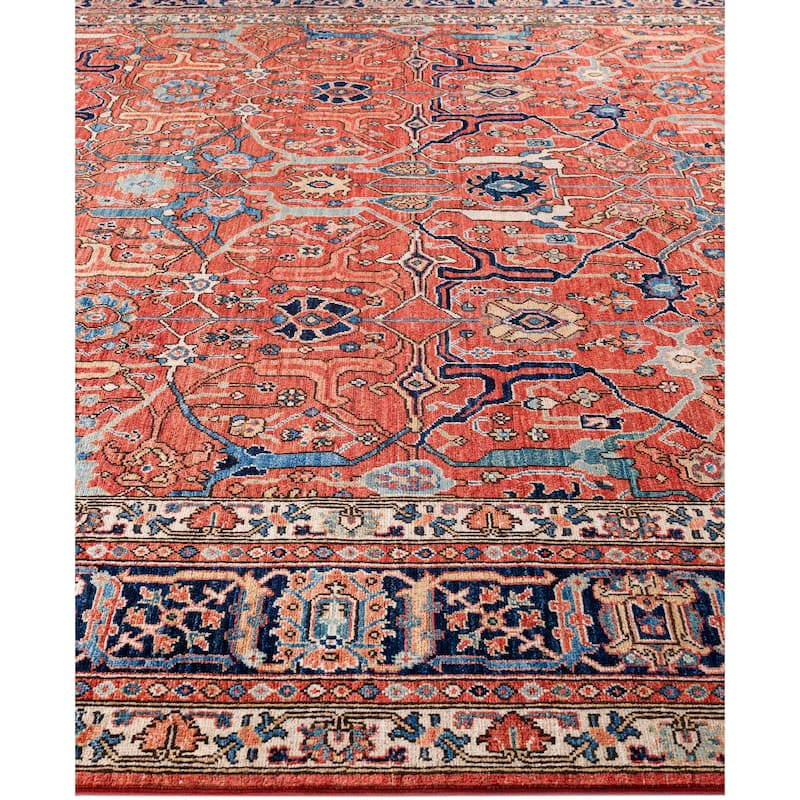 Serapi One-of-a-Kind Hand-Knotted Area Rug - Red - 8' 3" x 10' 0"