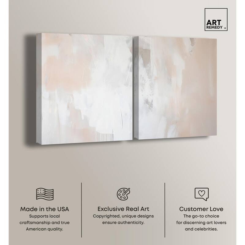 Opalescent Hues IV Canvas Set of 2 by Art Remedy, Gallery Wrapped