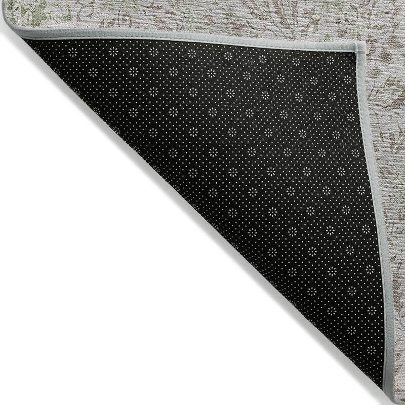 Machine Washable Indoor/ Outdoor Chantille Farmhouse Floral Rug