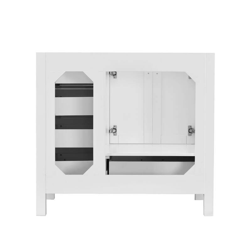 PROOX 42inch Freestanding Bathroom Vanity w Engineered Counter Top Cearmic Sink