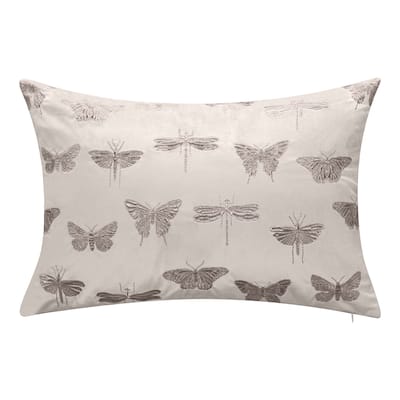 Edie At Home Butterflies & Moths Decorative Throw Pillow 13x20