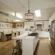 preview thumbnail 5 of 11, The Gray Barn Farmhouse 6-Light Rustic Drum Chandelier Island Light for Dining Room - W21.5"x H28"