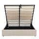 preview thumbnail 24 of 25, Queen Size Upholstered Platform Bed with a Hydraulic Storage System