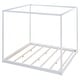 preview thumbnail 17 of 17, Durable King Canopy Platform Bed with Customizable Curtain Options, Natural