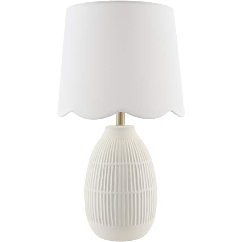 Livabliss Soleny Traditional Accent Table Lamp - Cream