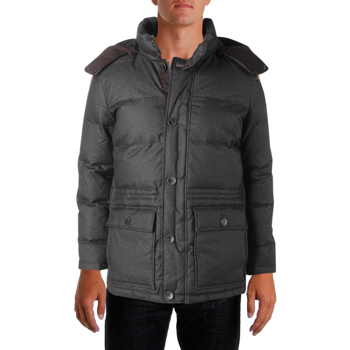 Shop Vince Camuto Mens Puffer Coat Winter Quilted Overstock