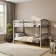 preview thumbnail 4 of 16, Meble Furniture Noah Bunk Bed (79"W x 62"H) - Modern Kids Twin Over Twin