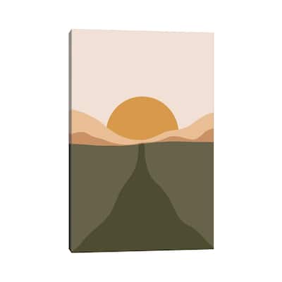 iCanvas "Road In The Sunset" by Merle Callesen Canvas Print