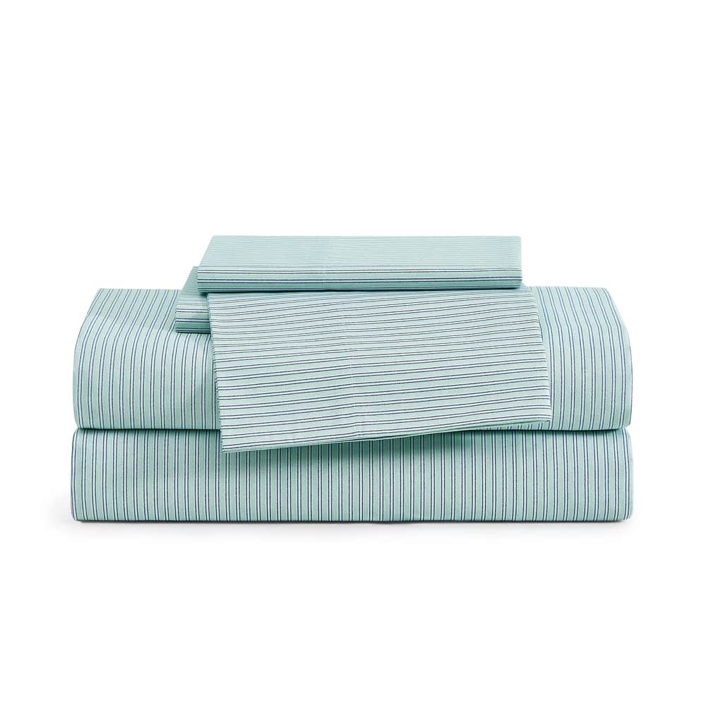 Tommy Hilfiger Printed Cotton Percale Sheet Set