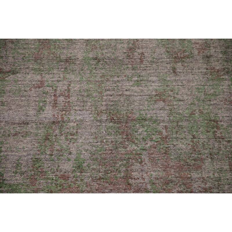 Abstract Modern Area Rug Hand-Knotted Bedroom Wool Carpet - 8'0"x 9'9"
