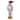 Skier Nutcracker Decoration With Buffalo Plaid Design