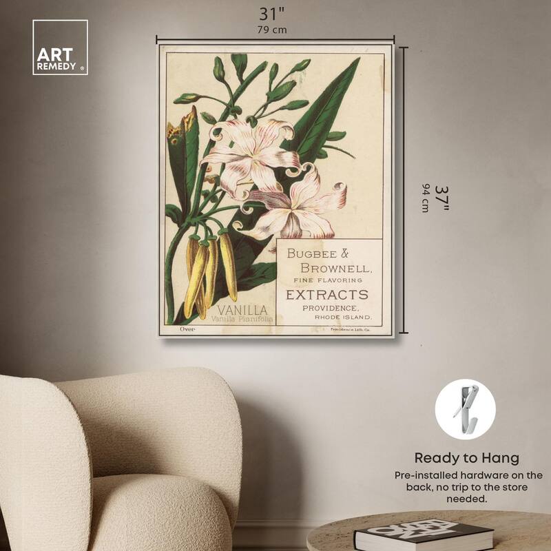 Vanilla Planifolia Canvas by Art Remedy