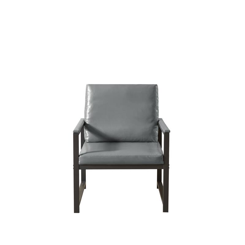 Tech Cloth Armchair with Padded Armrests and 330lb Capacity