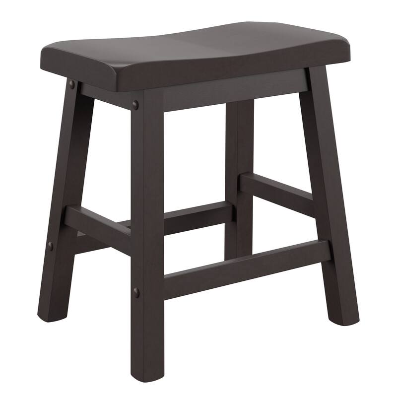 Salvador 18-in. Backless Saddle-seat Stools (Set of 2) by iNSPIRE Q Bold - Stool