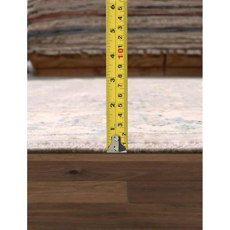Pasargad Home Oushak Hand-Knotted Wool Grey Area Rug - 6' 0'' X 9' 2''