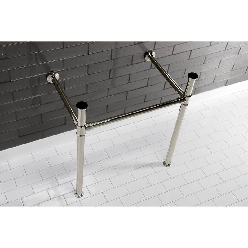 Kingston Brass Fauceture Stainless Steel Console Sink Legs