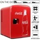 preview thumbnail 5 of 7, Coca-Cola Classic Bottle 6 Can Mini Fridge - 4L