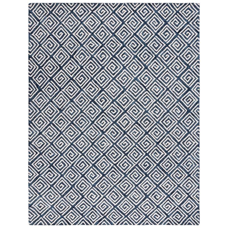 SAFAVIEH Handmade Metro Wencke Geometric Wool Rug