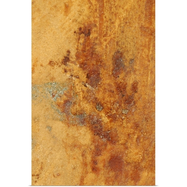 "Close-up of rusted surface" Poster Print