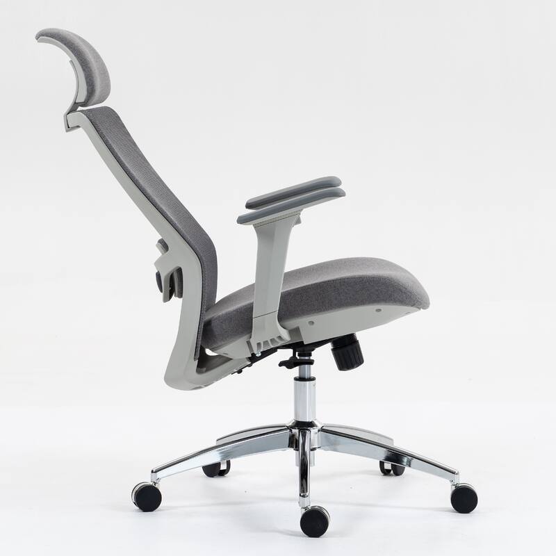 High Back Mesh Office Chair, Breathable Wide Mesh Seat&Seat Depth Adjustment