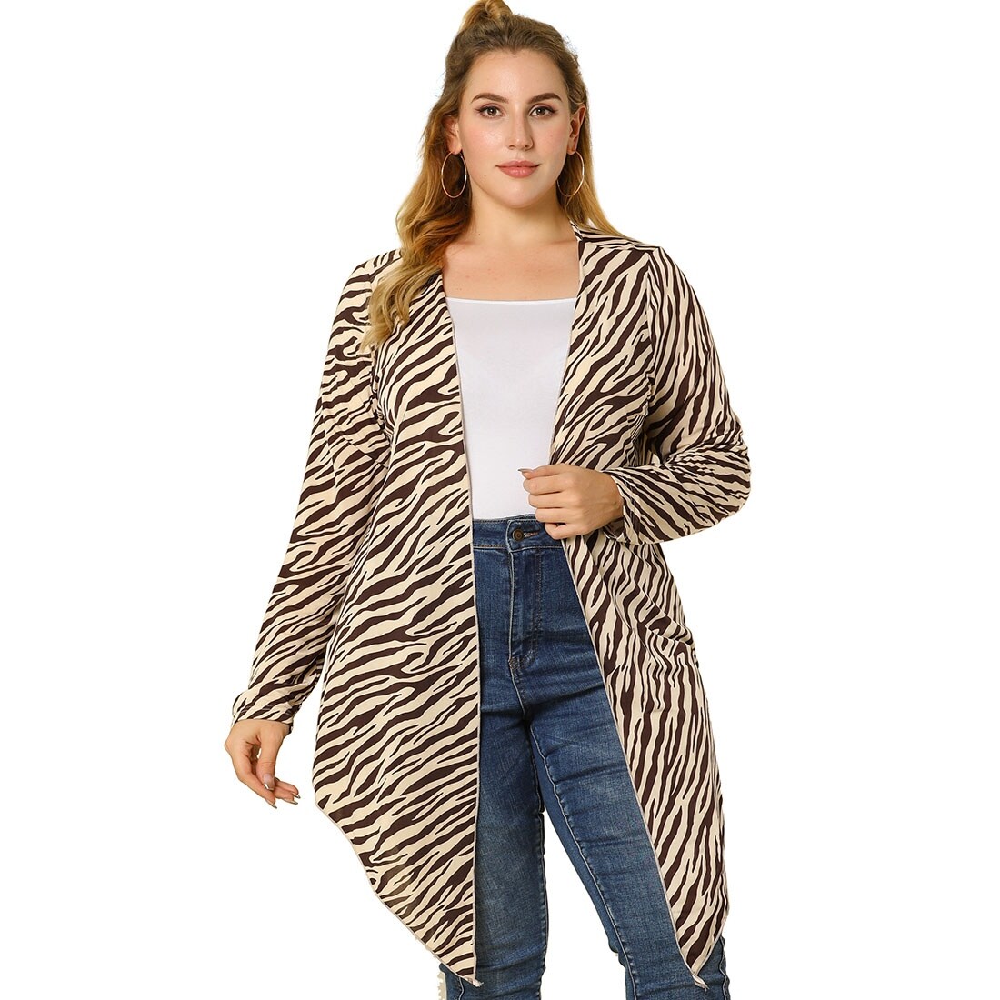 draped cardigan plus size